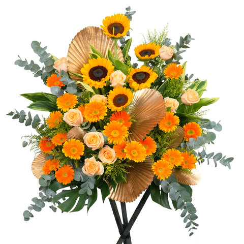 Flower Basket Stand - Opening Flower Basket  OF024 - VE0619A3 Photo